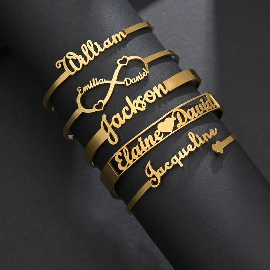 Bracelet personnalisé avec prénom et lettres